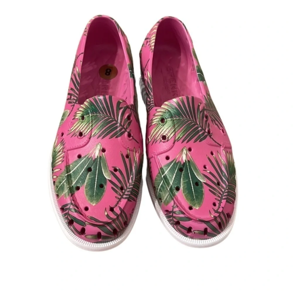 Sperry Men's Authentic Float Boat Shoes Size 8 Palm Pink NWOT
